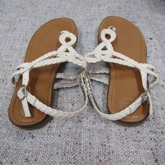 Wonder Nation Girls Shoes White Size 13 - Picture 3 of 6